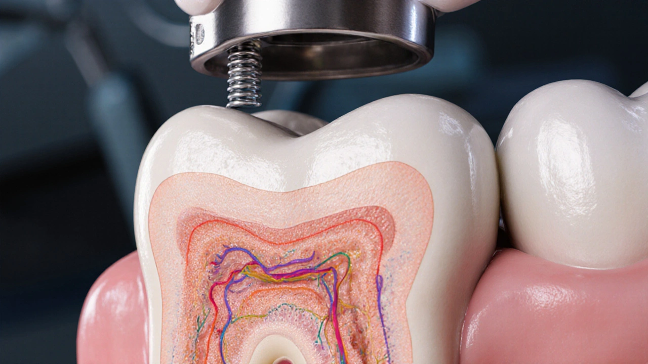 Co je okostice zubu a proč je důležitá při metalokeramické korunkě?