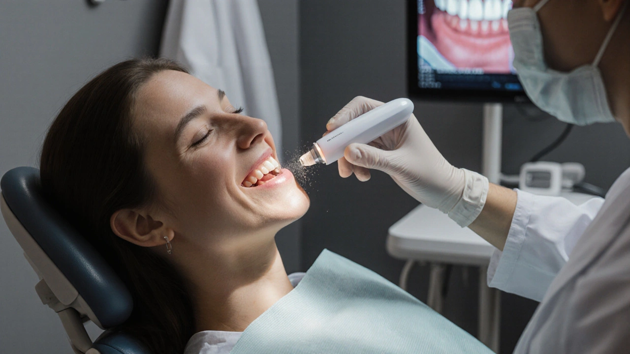 Jak se pískování zubů stalo populárním trendem v zubní péči