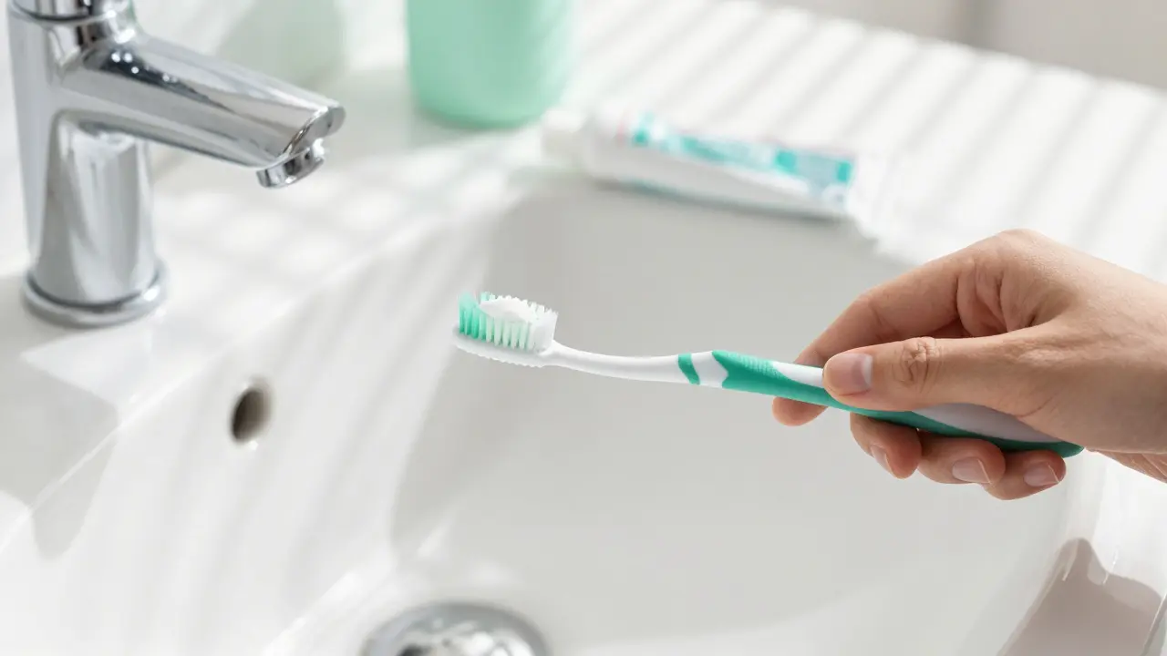 Péče o zuby a hygiena v koupelně